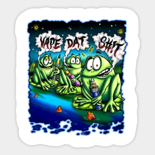 Vape Dat SH!T (Dark Shirt) Sticker